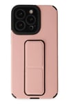 Apple iPhone 13 Pro Kılıf Mega Standlı Silikon - Pudra