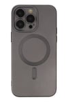 Apple iPhone 13 Pro Kılıf Moshi Lens Magneticsafe Silikon - Füme