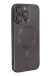 Apple iPhone 13 Pro Kılıf Moshi Lens Magneticsafe Silikon - Füme