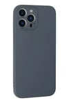 Apple iPhone 13 Pro Kılıf Nano içi Kadife Silikon - Gri