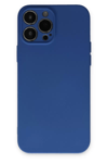 Apple iPhone 13 Pro Kılıf Nano içi Kadife Silikon - Lacivert