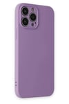 Apple iPhone 13 Pro Kılıf Nano içi Kadife Silikon - Koyu Lila