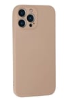 Apple iPhone 13 Pro Kılıf Nano içi Kadife Silikon - Pudra