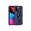 Apple iPhone 13 Pro Kılıf Sofya Yüzüklü Silikon Kapak - Lacivert