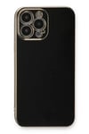 Apple iPhone 13 Pro Kılıf Volet Silikon - Siyah