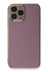 Apple iPhone 13 Pro Kılıf Volet Silikon - Mor