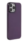 Apple iPhone 13 Pro Max Kılıf Anka PC Sert Metal Kapak - Mor