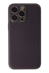 Apple iPhone 13 Pro Max Kılıf Coco Deri Silikon Kapak - Derin Mor