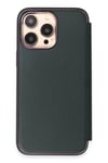 Apple iPhone 13 Pro Max Kılıf Dolpin Kapaklı - Koyu Yeşil