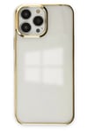 Apple iPhone 13 Pro Max Kılıf Element Silikon - Gold