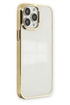 Apple iPhone 13 Pro Max Kılıf Element Silikon - Gold