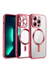 Apple iPhone 13 Pro Max Kılıf Kross Magneticsafe Kapak - Kırmızı