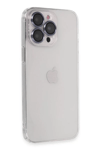 Apple iPhone 13 Pro Max Kılıf Luko Lens Silikon - Sierra Blue