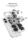 Apple iPhone 13 Pro Max Kılıf Mekanik Bumper Kapak - Yeşil