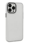 Apple iPhone 13 Pro Max Kılıf Modos Metal Kapak - Şeffaf