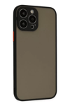 Apple iPhone 13 Pro Max Kılıf Montreal Silikon Kapak - Siyah