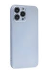 Apple iPhone 13 Pro Max Kılıf Nano içi Kadife Silikon - Sky Blue