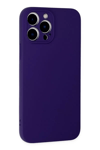 Apple iPhone 13 Pro Max Kılıf Nano içi Kadife Silikon - Mor