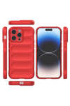 Apple iPhone 13 Pro Max Kılıf Optimum Silikon - Kırmızı