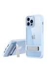 Apple iPhone 13 Pro Max Kılıf Rolet Stand Kapak - Sierra Blue
