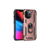 Apple iPhone 13 Pro Max Kılıf Sofya Yüzüklü Silikon Kapak - Rose