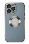 Apple iPhone 13 Pro Max Kılıf Store Silikon - Sierra Blue