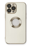 Apple iPhone 13 Pro Max Kılıf Store Silikon - Beyaz