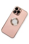 Apple iPhone 13 Pro Max Kılıf Store Silikon - Pembe
