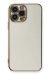 Apple iPhone 13 Pro Max Kılıf Volet Silikon - Beyaz