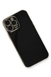 Apple iPhone 13 Pro Max Kılıf Volet Silikon - Siyah