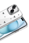 Apple iPhone 14 Fiyonk Desenli Kapak - Desen 1