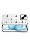 Apple iPhone 14 Fiyonk Desenli Kapak - Desen 3