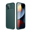 Apple iPhone 14 Kılıf Auto Focus Karbon Kapak - Koyu Yeşil