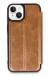 Apple iPhone 14 Kılıf Flip Cover - Taba