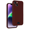 Apple iPhone 14 Kılıf Kelvin Kartvizitli Silikon - Bordo
