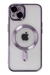 Apple iPhone 14 Kılıf Kross Magneticsafe Kapak - Mor