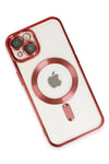 Apple iPhone 14 Kılıf Kross Magneticsafe Kapak - Kırmızı