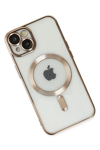 Apple iPhone 14 Kılıf Kross Magneticsafe Kapak - Gold