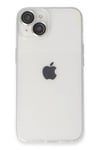 Apple iPhone 14 Kılıf Luko Lens Silikon - Gümüş