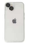 Apple iPhone 14 Kılıf Luko Lens Silikon - Siyah