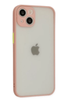 Apple iPhone 14 Kılıf Montreal Silikon Kapak - Pembe