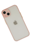 Apple iPhone 14 Kılıf Montreal Silikon Kapak - Pembe