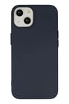 Apple iPhone 14 Kılıf Nano içi Kadife Silikon - Lacivert