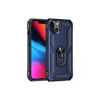 Apple iPhone 14 Kılıf Sofya Yüzüklü Silikon Kapak - Lacivert