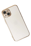 Apple iPhone 14 Kılıf Volet Silikon - Beyaz