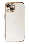 Apple iPhone 14 Kılıf Volet Silikon - Beyaz