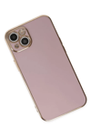 Apple iPhone 14 Kılıf Volet Silikon - Mor