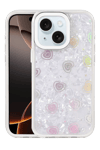 Apple iPhone 14 Lumi Desenli Kapak - Beyaz