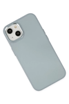 Apple iPhone 14 Plus Kılıf Asya Deri Silikon - Sierra Blue