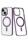 Apple iPhone 14 Plus Kılıf Element Magneticsafe Sert Kapak - Mor